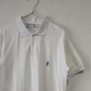 アニエスベー(agnes b.)の古着 90s agnes b. HOMME 半袖ポロシャツ 白 ホワイト(ポロシャツ)