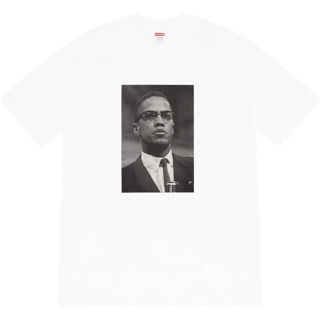 Supreme Malcolm X Tee white 白 Lサイズ