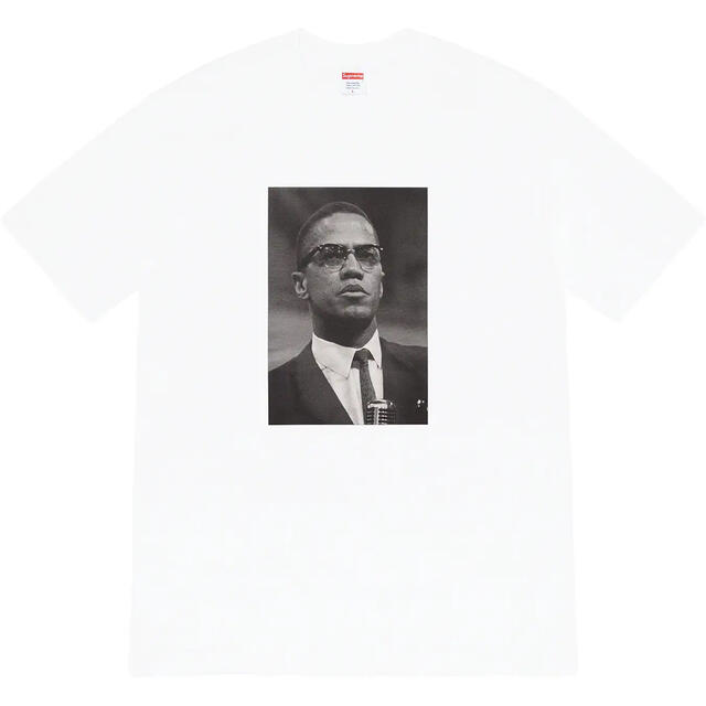 Supreme(シュプリーム)のSupreme Malcolm X Tee white 白 Lサイズ メンズのトップス(Tシャツ/カットソー(半袖/袖なし))の商品写真