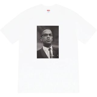 シュプリーム(Supreme)のSupreme Malcolm X Tee white 白 Lサイズ(Tシャツ/カットソー(半袖/袖なし))