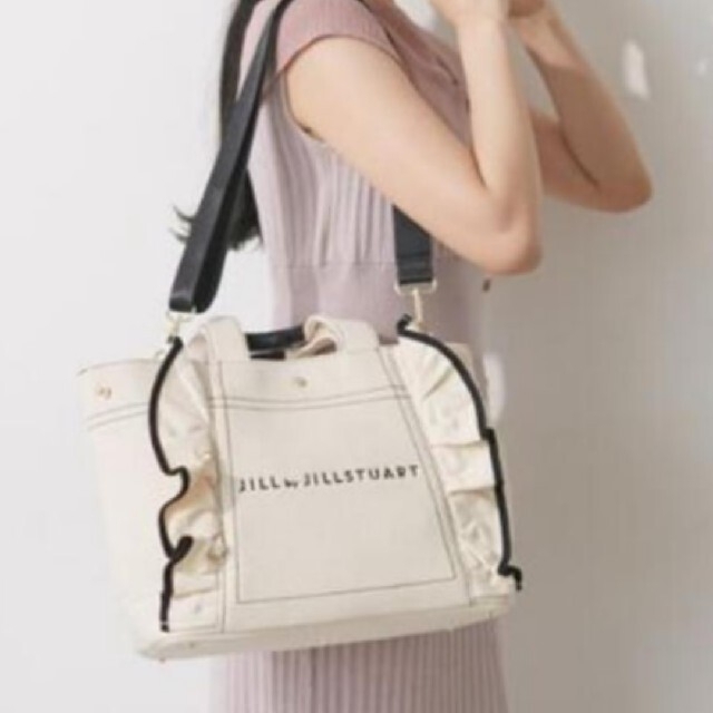 JILL by JILLSTUART - 【JILL by JILLSTUART】 フリルトートバッグ（大 ...