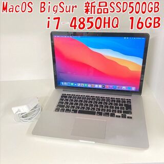 マック(Mac (Apple))の●MacBookPro Retina15 Late2013 i7 16GB(ノートPC)