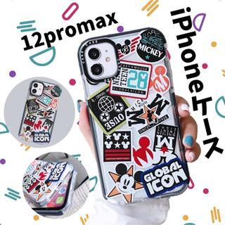 ワッペン風★iPhone12ProMAXケース