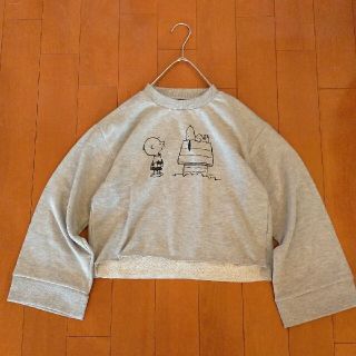 チャオパニックティピー(CIAOPANIC TYPY)の【PEANUTS×CIAOPANIC TYPY】フレアスリーブスウェット(Tシャツ/カットソー)