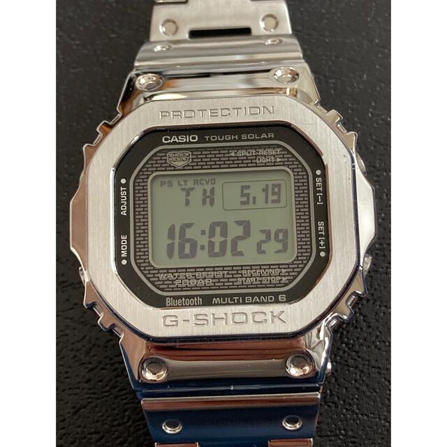 G-SHOCK(ジーショック)のCASIO G-SHOCK GMW B5000D-1JF フルメタルシルバー　② メンズの時計(腕時計(デジタル))の商品写真
