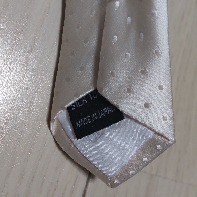 Polo Club(ポロクラブ)のPOLO ポロ 日本製 ゴールド ドット シルク 結婚式 ネクタイ メンズのファッション小物(ネクタイ)の商品写真