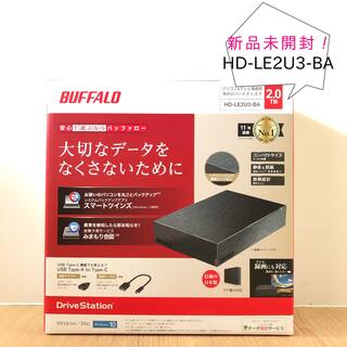 バッファロー(Buffalo)の新品BUFFALO 外付けHDD 2TB HD-LE2U3-BA(その他)