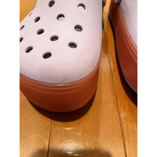 crocs(クロックス)のクロックバンド プラットフォーム クロッグ クロックス ラベンダー/メロン レディースの靴/シューズ(サンダル)の商品写真