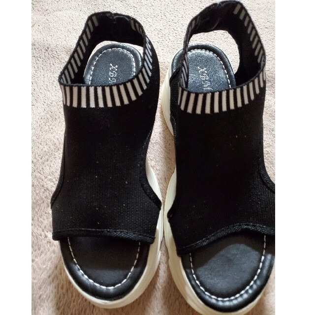 厚底サンダル　24.5cm レディースの靴/シューズ(サンダル)の商品写真