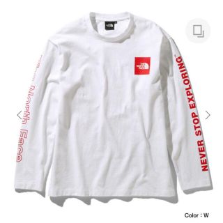 ザノースフェイス(THE NORTH FACE)のノースフェイス ロングスリーブスリーブグラフィックティー　タグ付き新品(Tシャツ/カットソー(七分/長袖))