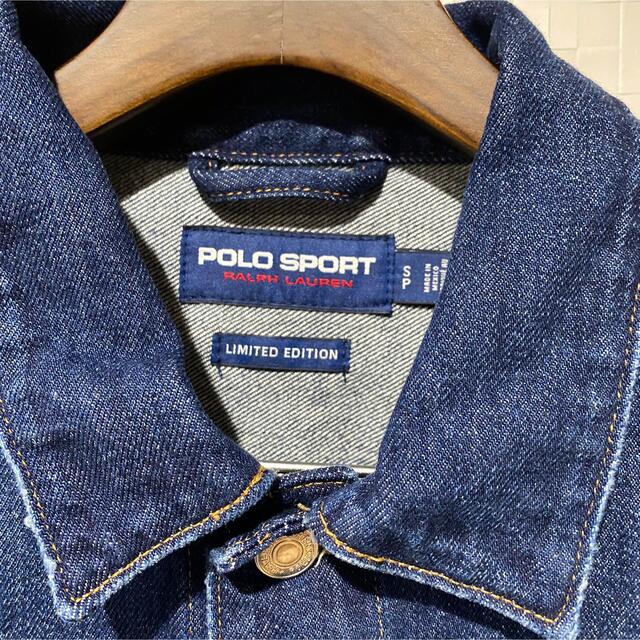 POLO RALPH LAUREN(ポロラルフローレン)の新品タグ付き ポロスポーツ デニムジャケット メンズのジャケット/アウター(Gジャン/デニムジャケット)の商品写真