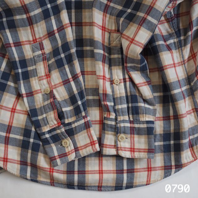 Abercrombie&Fitch(アバクロンビーアンドフィッチ)のアバクロンビー&フィッチ スプリング アバクロ 綿 メンズ チェック ネルシャツ メンズのトップス(シャツ)の商品写真