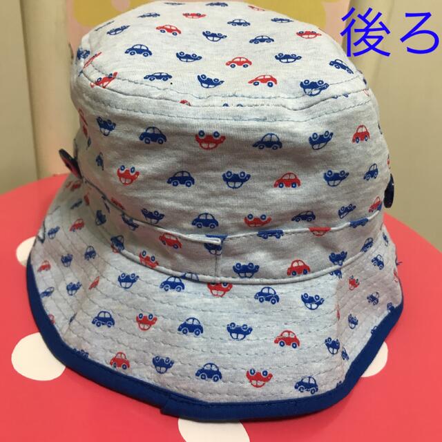 motherways(マザウェイズ)の美品！2回程使用 手洗い済み 車柄マザウェイズ帽子48cm キッズ/ベビー/マタニティのこども用ファッション小物(帽子)の商品写真