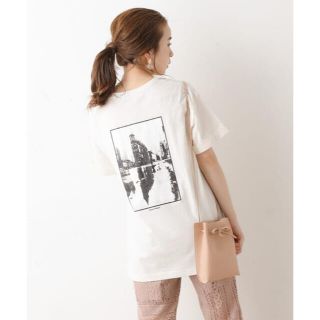 フーズフーチコ(who's who Chico)の【新品】　Who's Who Chico フォトモノトーンT(Tシャツ(半袖/袖なし))