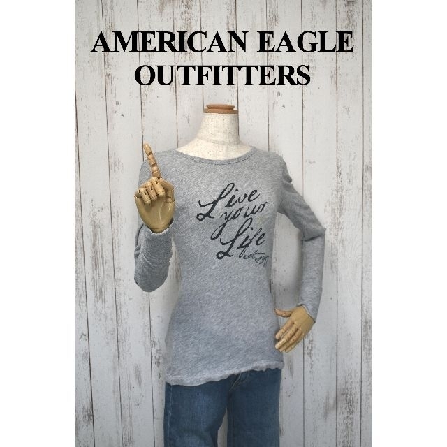 American Eagle(アメリカンイーグル)のアメリカンイーグル　カットソー レディースのトップス(カットソー(長袖/七分))の商品写真