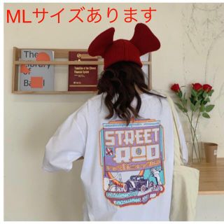 半袖 Tシャツ ＭL シンプル ロゴT シンプル 韓国 ロング オーバーサイズ(Tシャツ(半袖/袖なし))