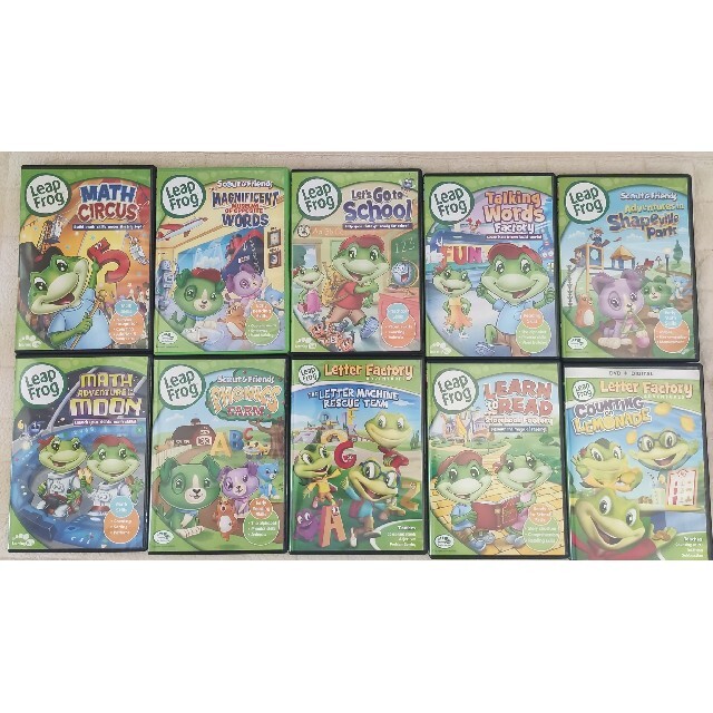 LEAP FROG リープフロッグ　10 DVD MEGA PACK