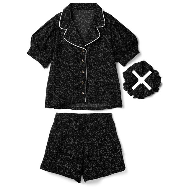 GRL(グレイル)のGRL ドット柄トップス×ショートパンツセットアップルームウェア レディースのルームウェア/パジャマ(ルームウェア)の商品写真