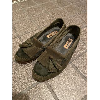 パラブーツ(Paraboot)のgoffa グリーン　スウェード　タッセル　ローファー(ドレス/ビジネス)