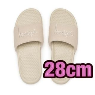 ステューシー(STUSSY)のStussy × Nike Benassi  Fossil Stone 28cm(サンダル)