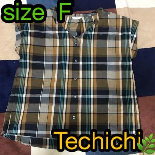 テチチ(Techichi)の【美品】ノースリブラウス(シャツ/ブラウス(半袖/袖なし))