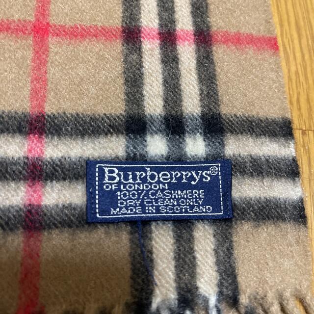 BURBERRY - バーバリー マフラー チェック カシミア100%の通販 by