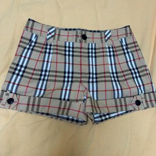 バーバリーブルーレーベル(BURBERRY BLUE LABEL)のバーバリーブルーレーベルBURBERRY チェック柄ショートパンツ ★未使用品★(ショートパンツ)