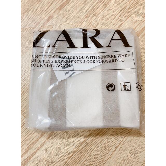 ZARA(ザラ)の完売商品❗ZARA ロゴストラップ キャンバスミニトートバック　エクリュ レディースのバッグ(トートバッグ)の商品写真