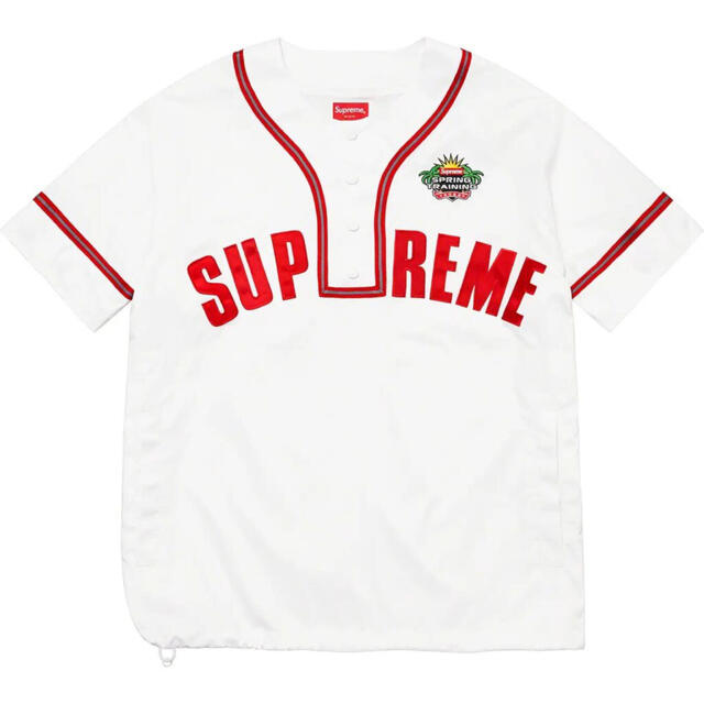 supreme Snap-Off Sleeve L/S Baseball Top