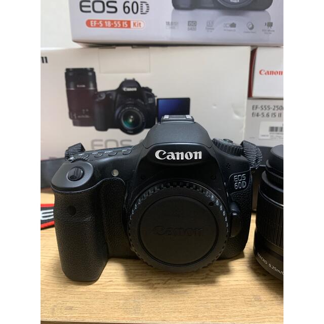 Canon  EOS60D EFS18-135ズームレンズ　単焦点レンズ付