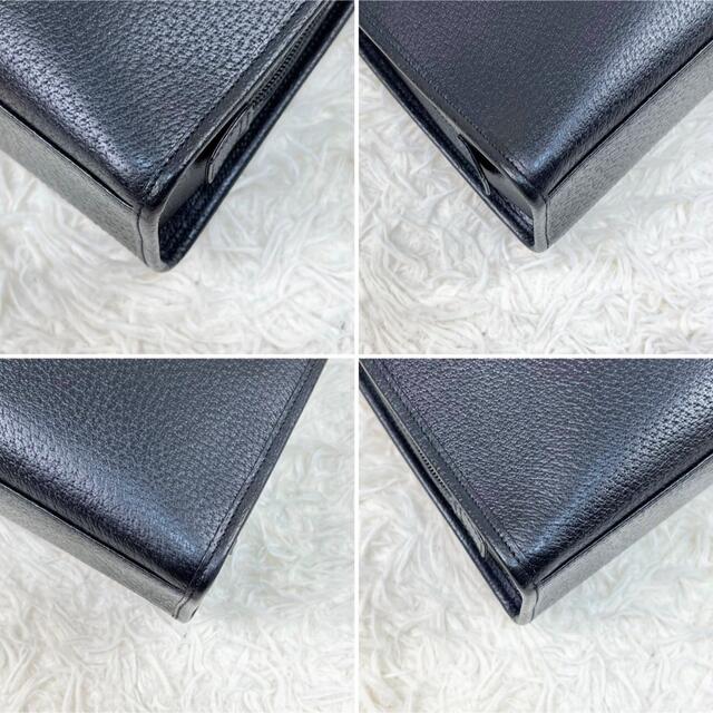 希少/未使用に近い♥グッチ ハンドバッグ ジャッキー シルバー金具 レザー 黒