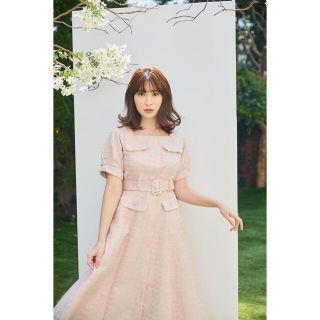 ハーリップトゥ(Her lip to)のClassic Tweed Belted Dress(ロングワンピース/マキシワンピース)