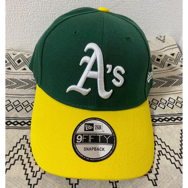 NEW ERA(ニューエラー)のNew Era Oakland Athletics アスレチックス キャップ メンズの帽子(キャップ)の商品写真