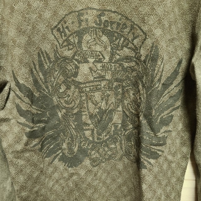 DIESEL(ディーゼル)の【DIESEL/ディーゼル】Vネックカットソー メンズのトップス(Tシャツ/カットソー(七分/長袖))の商品写真