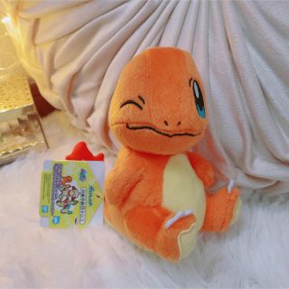 ポケモン(ポケモン)の𓊆 新品 ヒトカゲ しっぽみてみて！ぬいぐるみ🔥 𓊇 (ぬいぐるみ)