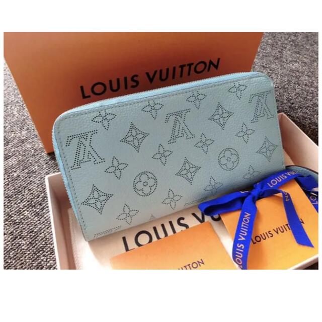 LOUIS VUITTON - 限定色 新品Louis Vuitton長財布マヒナ ジッピーウォレット