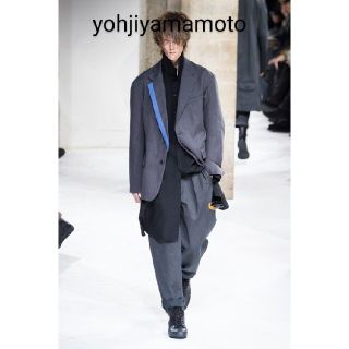 ヨウジヤマモト(Yohji Yamamoto)の★杢ツイル 17aw 青ライン切り離しジャケット yohjiyamamoto(テーラードジャケット)