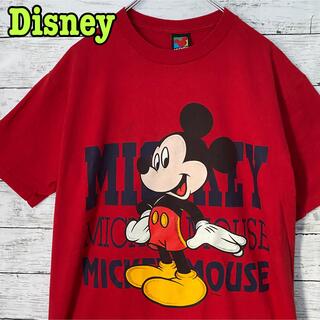 ディズニー(Disney)のDisney ディズニー　ミッキー　Tシャツ　海外輸入　入手困難　一点物　レア(Tシャツ/カットソー(半袖/袖なし))