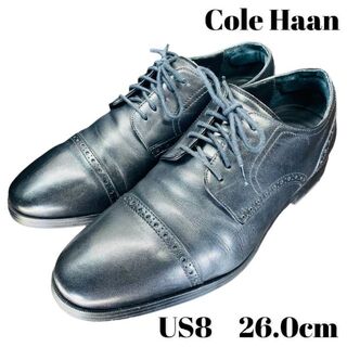 コールハーン(Cole Haan)のColeHaan ストレートチップ グランドゼロ 革靴 ブラック 26.0cm(ドレス/ビジネス)