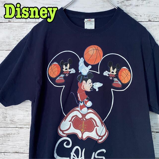 Disney(ディズニー)のDisney ディズニー　ミッキー　Tシャツ　海外輸入　入手困難　一点物　レア メンズのトップス(Tシャツ/カットソー(半袖/袖なし))の商品写真