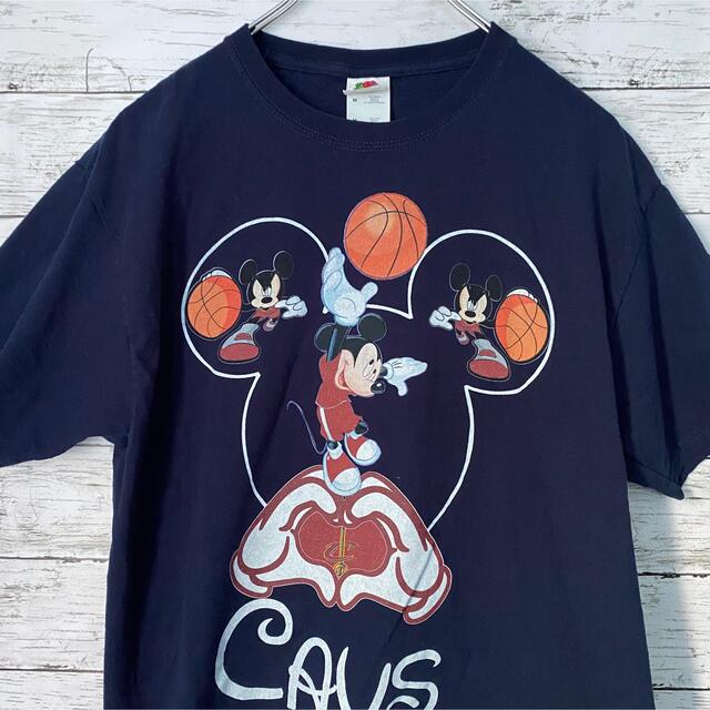 Disney(ディズニー)のDisney ディズニー　ミッキー　Tシャツ　海外輸入　入手困難　一点物　レア メンズのトップス(Tシャツ/カットソー(半袖/袖なし))の商品写真