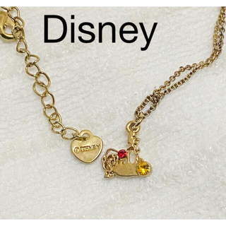ディズニー(Disney)のDisney ディズニー　美女と野獣　ベル　ゴールド　ネックレス(ネックレス)