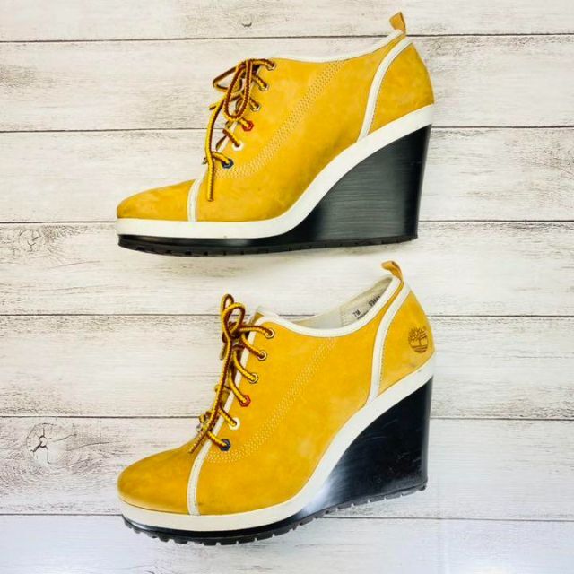 Timberland(ティンバーランド)のTimberland ×トミーガール スエード ショートブーツ ウェッジソール レディースの靴/シューズ(ブーツ)の商品写真