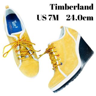 ティンバーランド(Timberland)のTimberland ×トミーガール スエード ショートブーツ ウェッジソール(ブーツ)