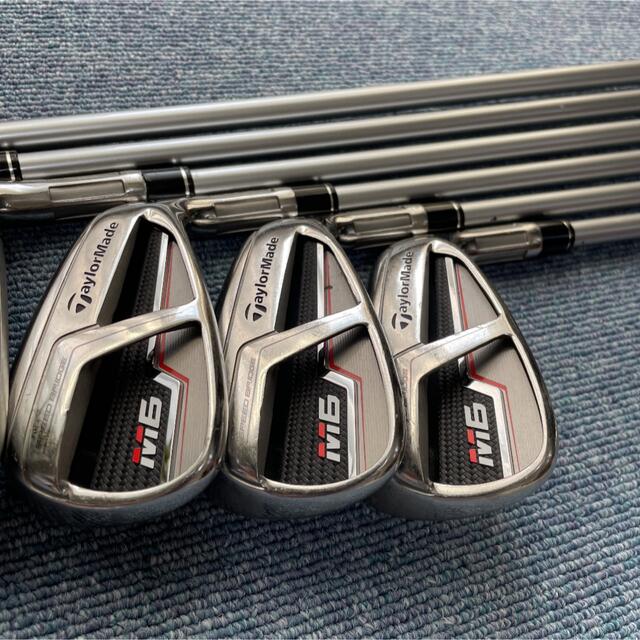 TaylorMade(テーラーメイド)のおーや様用《テーラーメイド》貴重 M6アイアン6本セット 純正カーボンシャフトS スポーツ/アウトドアのゴルフ(クラブ)の商品写真