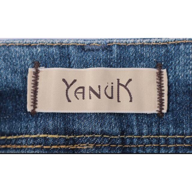 YANUK(ヤヌーク)のヤヌーク YANUK の ストレッチペンシルデニムスカート レディースのスカート(ひざ丈スカート)の商品写真