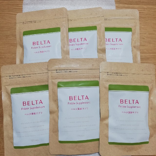 BELTA 　ベルタ葉酸サプリ6袋 キッズ/ベビー/マタニティのマタニティ(その他)の商品写真