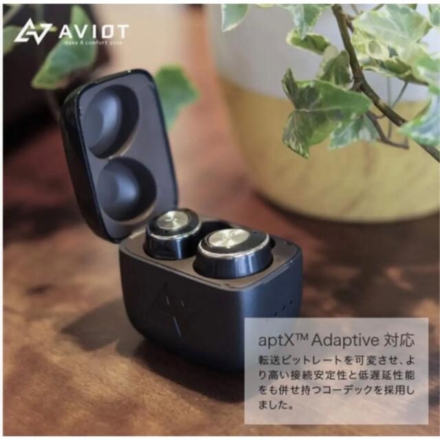 Avoid(アヴォイド)のアビオット TE-D01m-BK AVIOT トゥルーワイヤレスイヤホン スマホ/家電/カメラのオーディオ機器(ヘッドフォン/イヤフォン)の商品写真