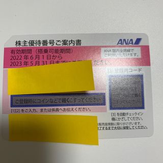 エーエヌエー(ゼンニッポンクウユ)(ANA(全日本空輸))のANA株主優待券 1枚(その他)