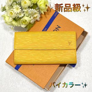 ルイヴィトン(LOUIS VUITTON)のルイヴィトン　エピ ポルトフォイユ サラ 長財布　二つ折り財布　レディース　(財布)